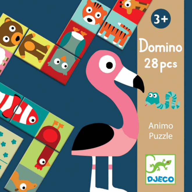 Djeco Domino Animo-Puzzle