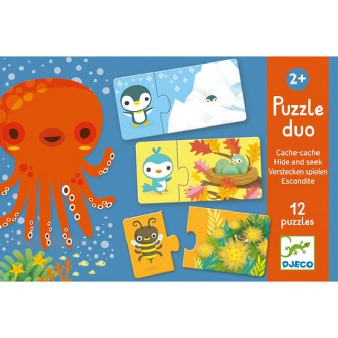 Djeco İkili Puzzle/ Duo Hide Seek