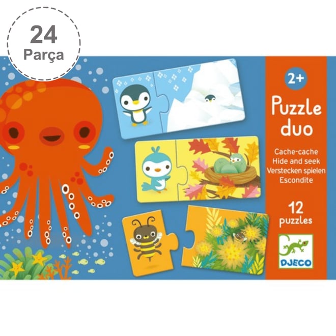 Djeco İkili Puzzle/ Duo Hide Seek
