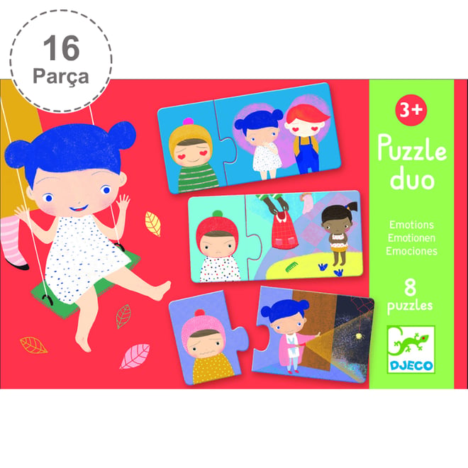 Djeco İkili Puzzle/Emotions