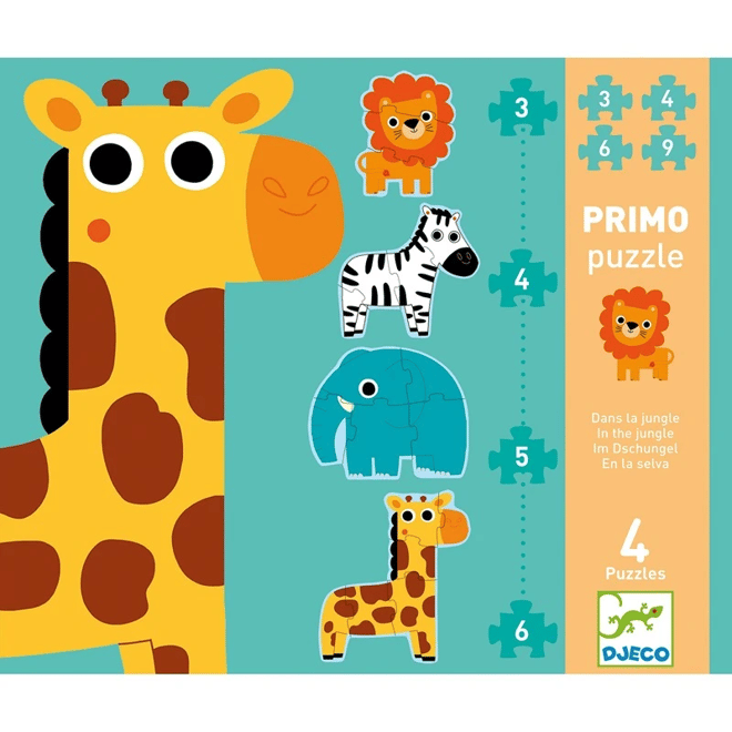 Djeco İlerleyen Puzzle - In The Jungle