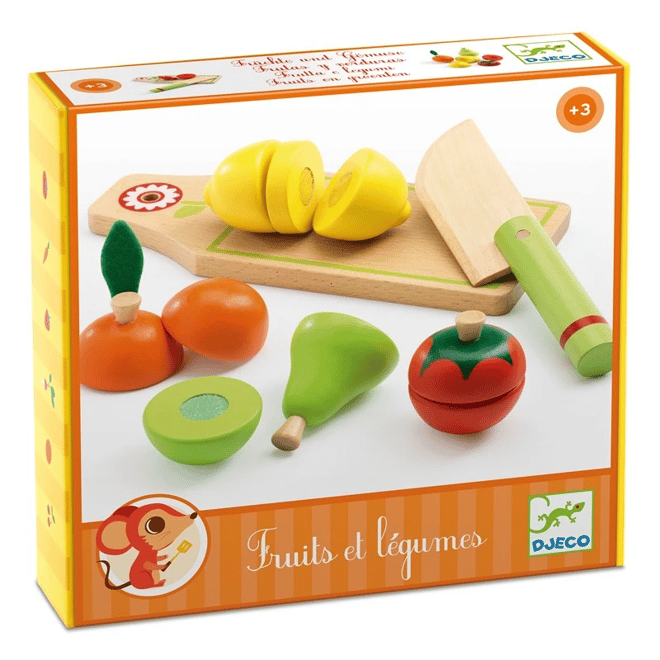 Djeco Kesme Tahtası / Fruits & Vegetables To Cut