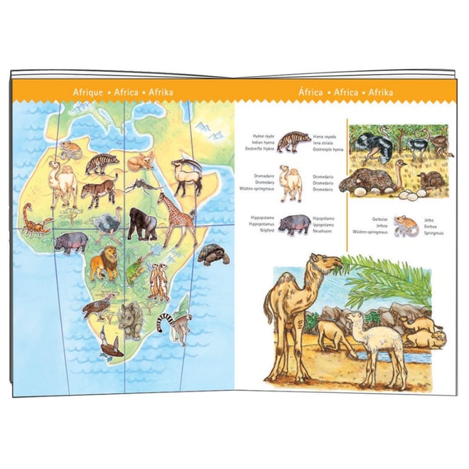 Djeco Klasik Puzzle 100 Parça/ World'S Animals