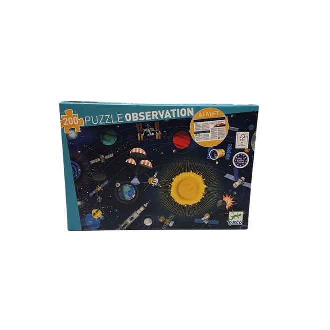 Djeco Klasik Puzzle 200 Parça - The Space