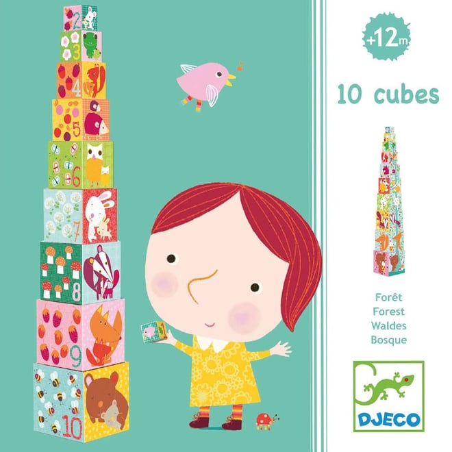Djeco Küpler / 10 Forest Blocks