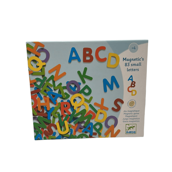 Djeco Mıknatıslı Oyunlar - 83 Small Magnetic Letters