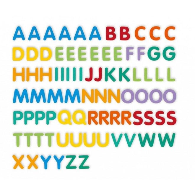 Djeco Mıknatıslı Oyunlar - 83 Small Magnetic Letters