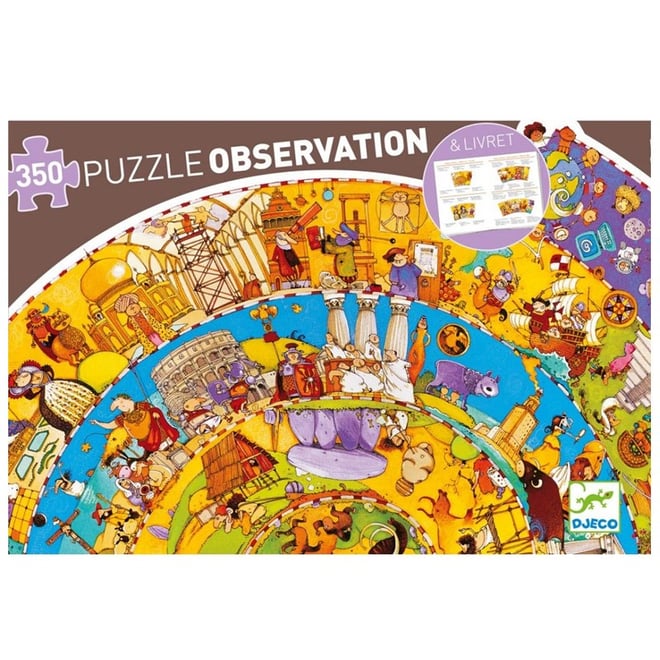 Djeco Yuvarlak Puzzle 350 Parça/ Booklet