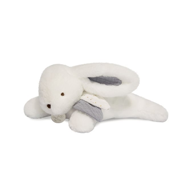 Doudou Beyaz Ponpon Tavşan 25 cm