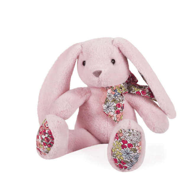 Doudou Hediye Kutulu Çiçekli Tavşan 25 cm