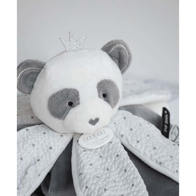 Doudou Hediye Kutulu Gri Panda Uyku Arkadaşı 26 cm