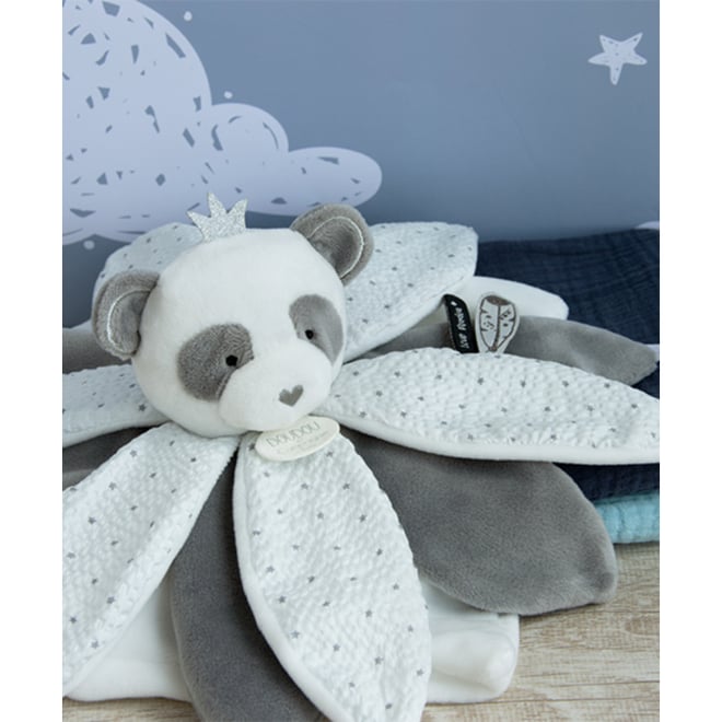 Doudou Hediye Kutulu Gri Panda Uyku Arkadaşı 26 cm