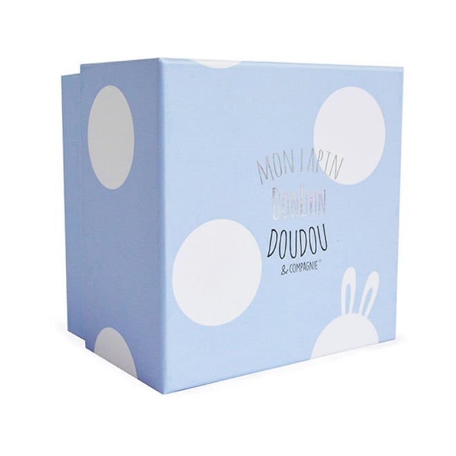Doudou Hediye Kutulu Mavi Tavşan 20 cm