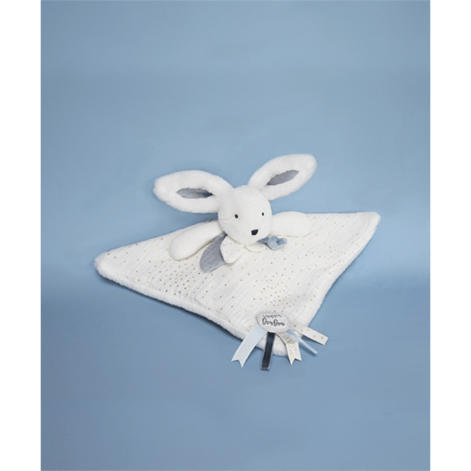 Doudou Hediye Kutulu Mavi Tavşan Uyku Arkadaşı 25 cm