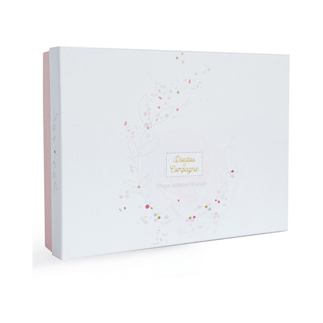 Doudou Kitap Kılıfı ve Mini Tavşan - Pembe