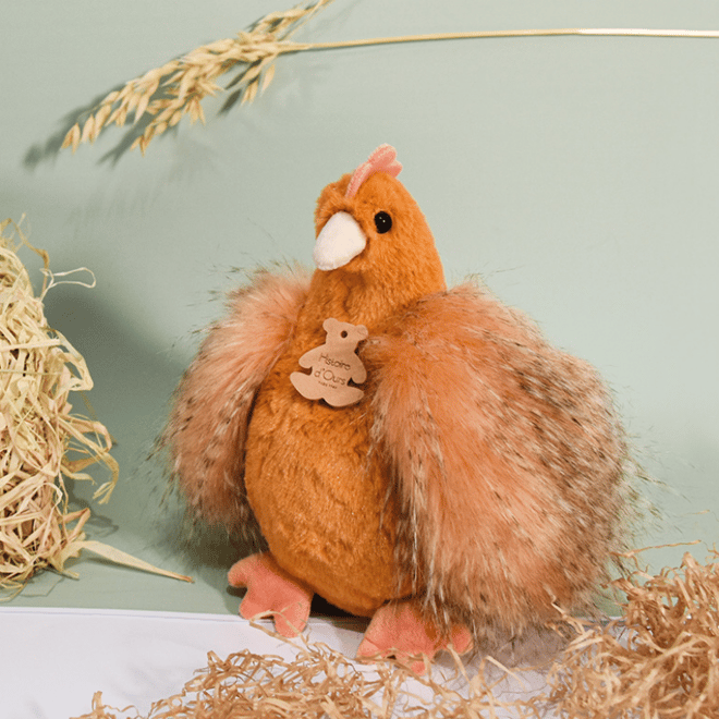 Doudou Turuncu Tavuk 20 cm
