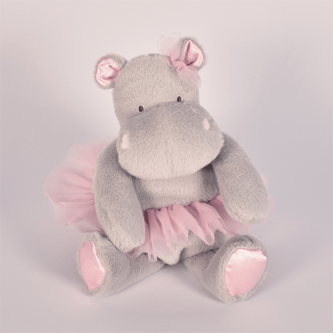 Doudou Tütülü Gri Hipopotam 22 cm