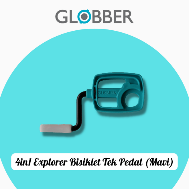 Globber 4in1 Explorer Bisiklet Pedal (TEK-Mavi)