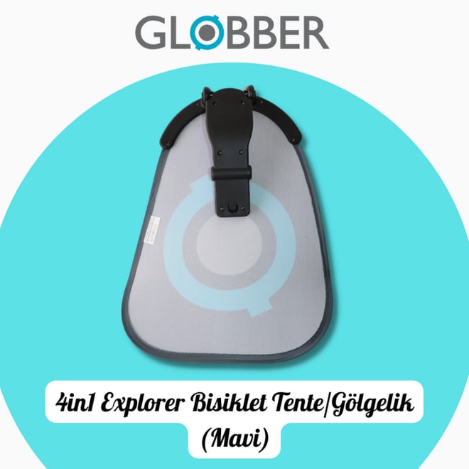 Globber 4in1 Explorer Bisiklet Tente/Gölgelik (Mavi)