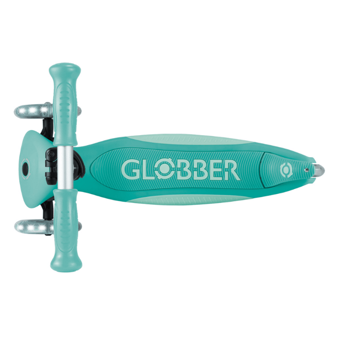 Globber Elite Deluxe Işıklı Scooter - Koyu Mint