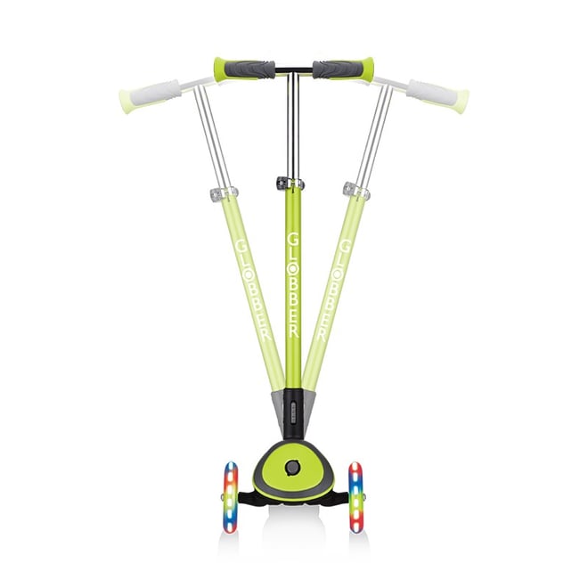 Globber Elite Deluxe Işıklı Scooter - Yeşil
