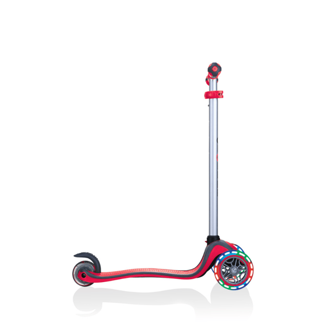 Globber Evo Comfort Play Işıklı Scooter- Kırmızı