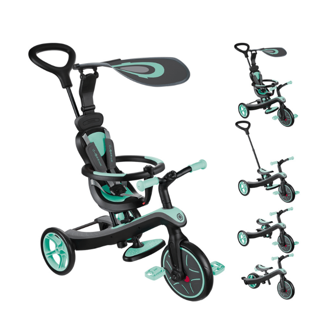 Globber Explorer 4in1 Bisiklet - Mint Yeşili