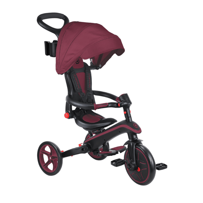 Globber Explorer 4in1 Katlanabilir Bisiklet - Bordo