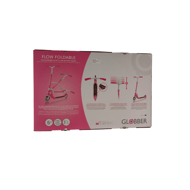Globber Flow 125 Katlanabilir Scooter - Fuşya