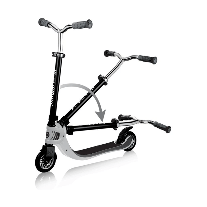Globber Flow 125 Katlanabilir Scooter - Beyaz / Siyah