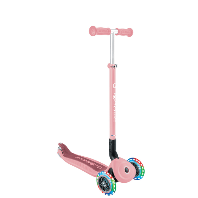 Globber Go Up Active Işıklı Scooter - Koyu Pastel Pembe