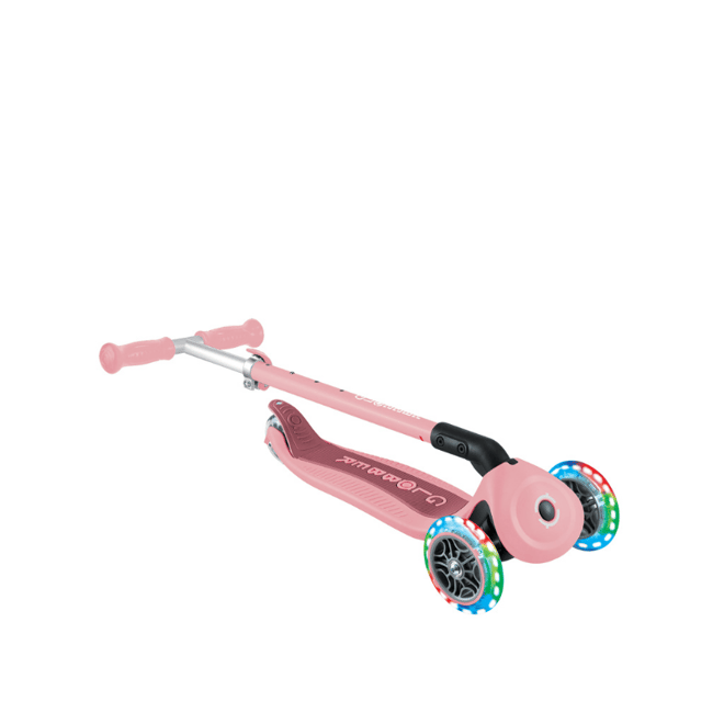 Globber Go Up Active Işıklı Scooter - Koyu Pastel Pembe