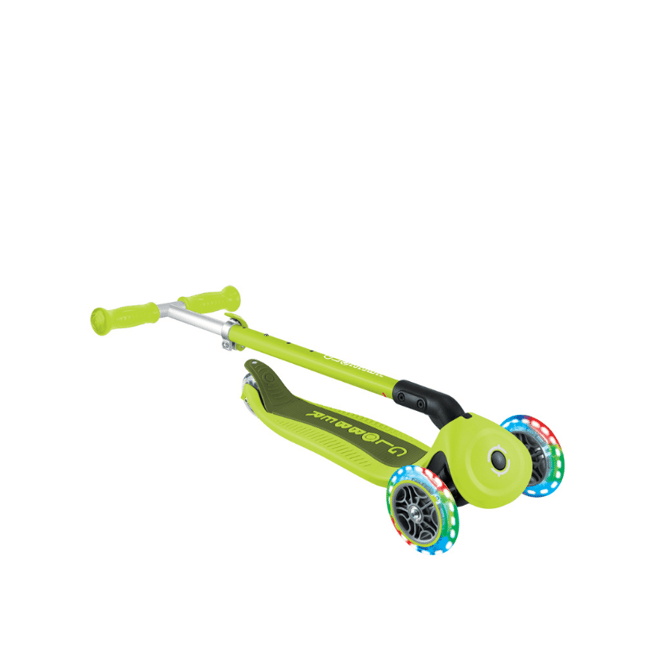 Globber Go Up Active Işıklı Scooter - Yeşil