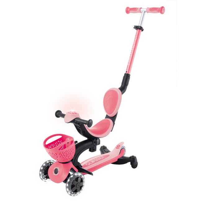 Globber Go Up Baby 360 Işıklı Scooter - Koyu Pastel Pembe