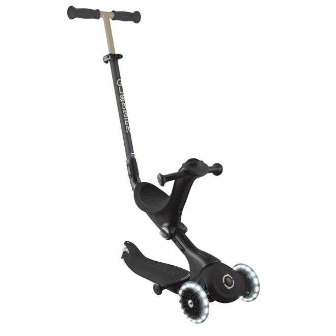 Globber Go Up Deluxe Işıklı Scooter - Siyah