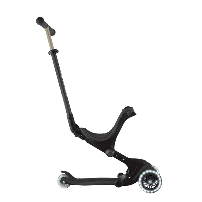 Globber Go Up Deluxe Işıklı Scooter - Siyah