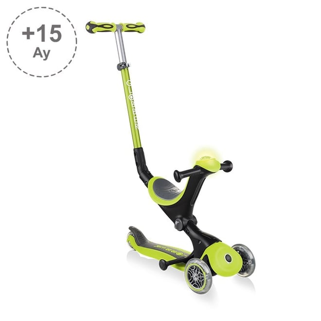 Globber Go Up Deluxe Play Scooter - Yeşil