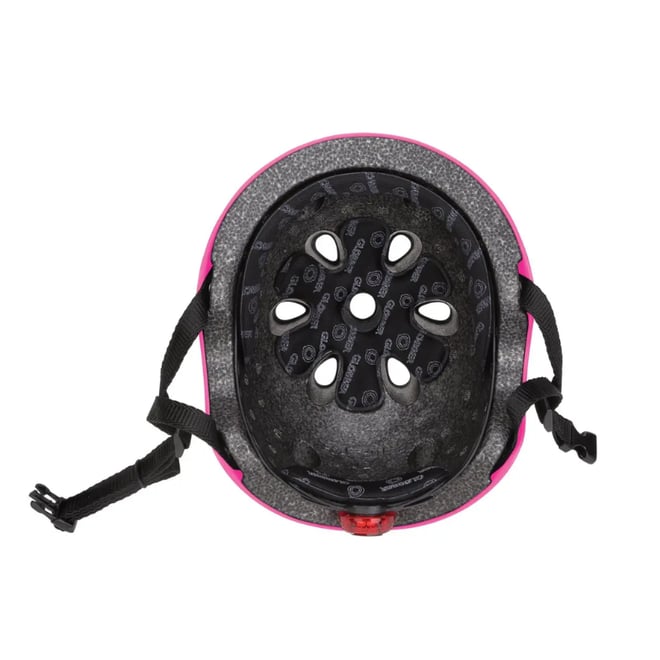 Globber Işıklı Kask - Pembe