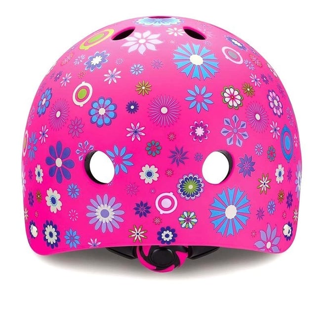 Globber Kask Çiçekli/Pembe