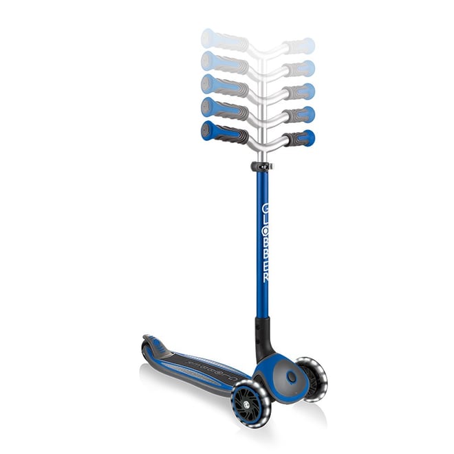 Globber Master Işıklı Katlanabilir Scooter - Lacivert