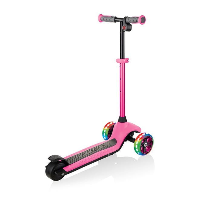Globber One K E-Motion 4 Işıklı Elektrikli Scooter - Pembe