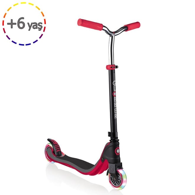 Globber Scooter/Flow 125 Işıklı/Kırmızı