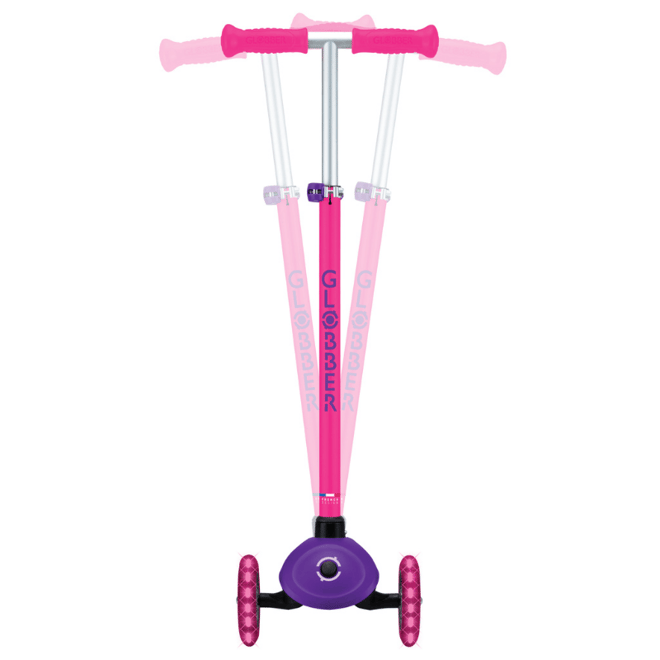 GlobberGlobber Primo Plus Işıklı Scooter - Neon Pembe