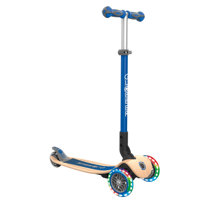 GlobberGlobber Primo Wood Katlanabilir Scooter - Lacivert