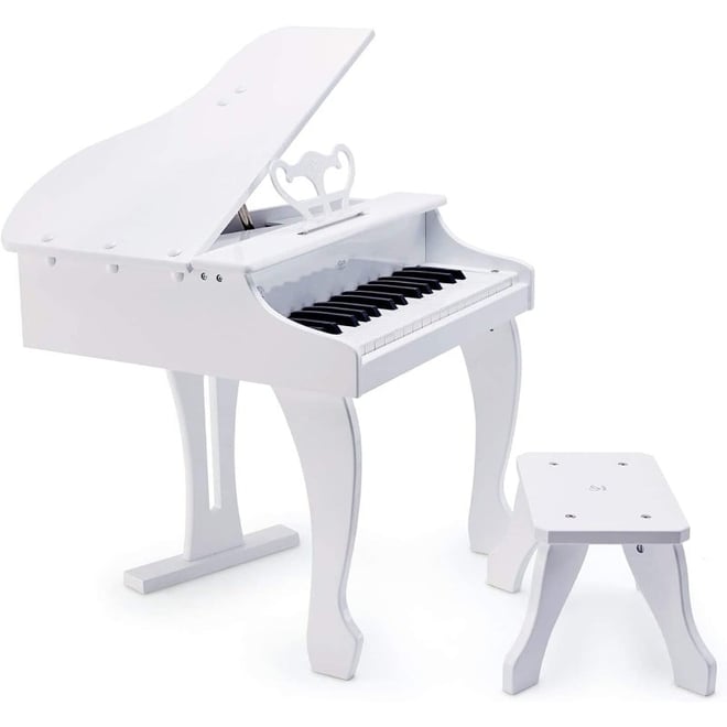 Hape Deluxe Grand Elektronik Piyano - Beyaz