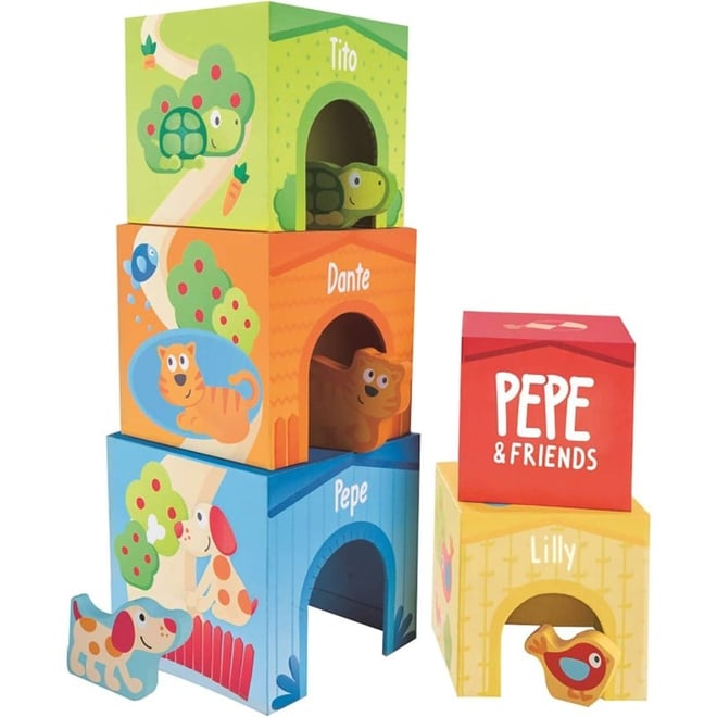 Hape Friendship Tower - Ahşap Küpler