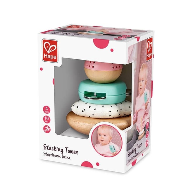 Hape Stacking Tower Halka Oyunu