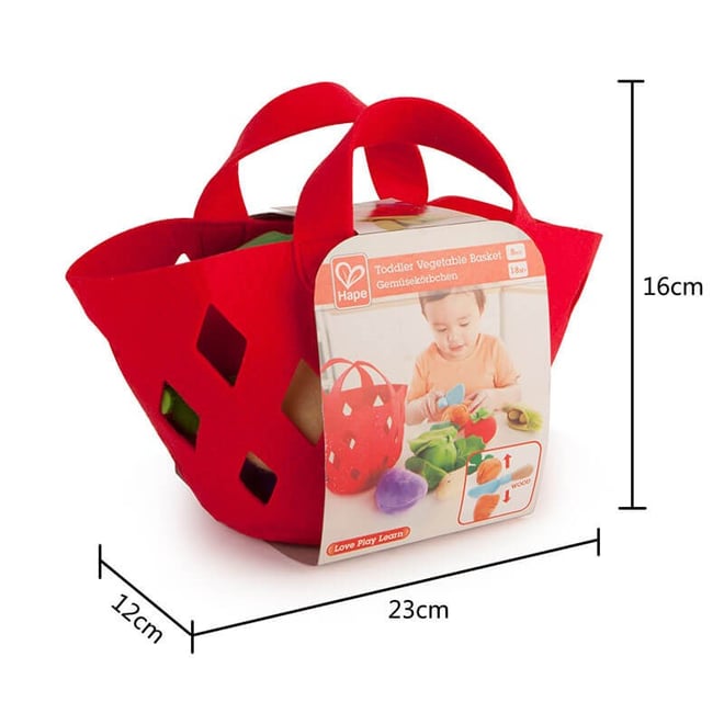 Hape Toddler Oyuncak Sebze ve Kovası