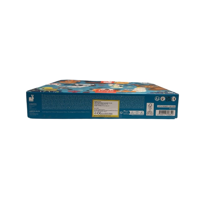Janod 20 Parça Dokun Hisset Puzzle - Hayvanlar