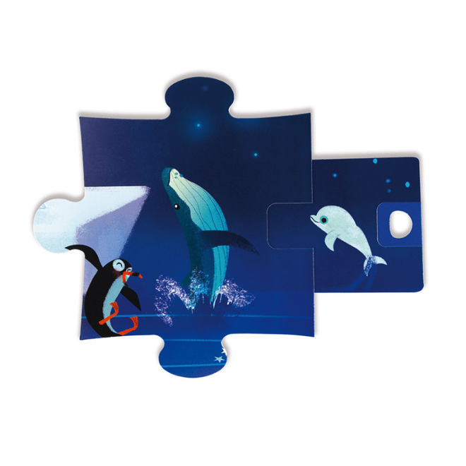 Janod 20 Parça Sürpriz Puzzle - Yıldızlar